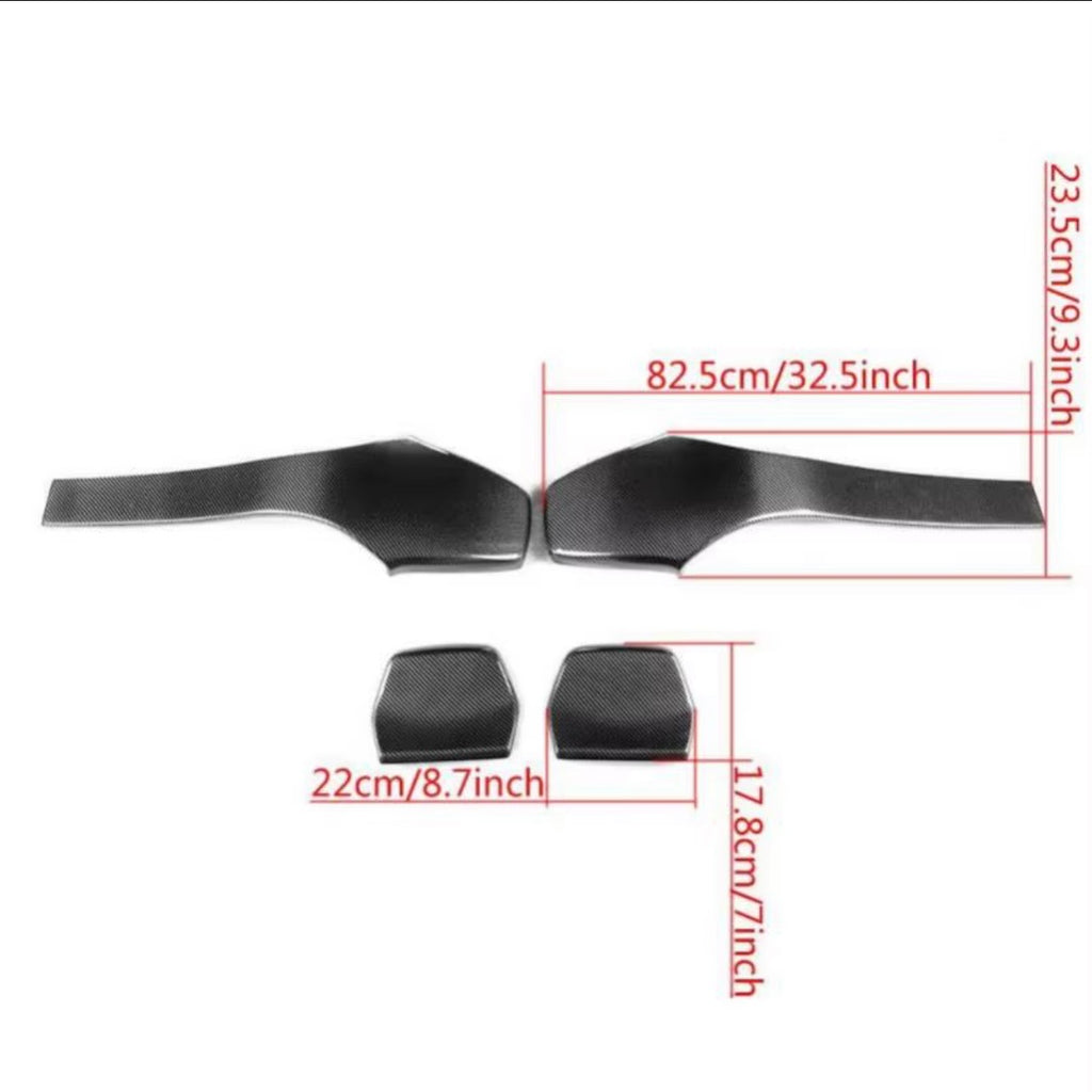 F8x carbon seat backs
