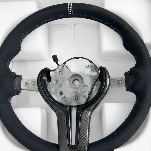ALCANTARA STEERING WHEEL - (MADE TO ORDER)