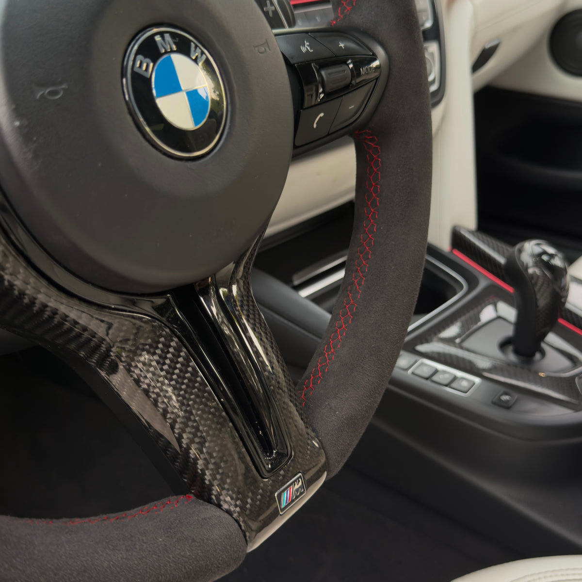 ALCANTARA STEERING WHEEL - (MADE TO ORDER)