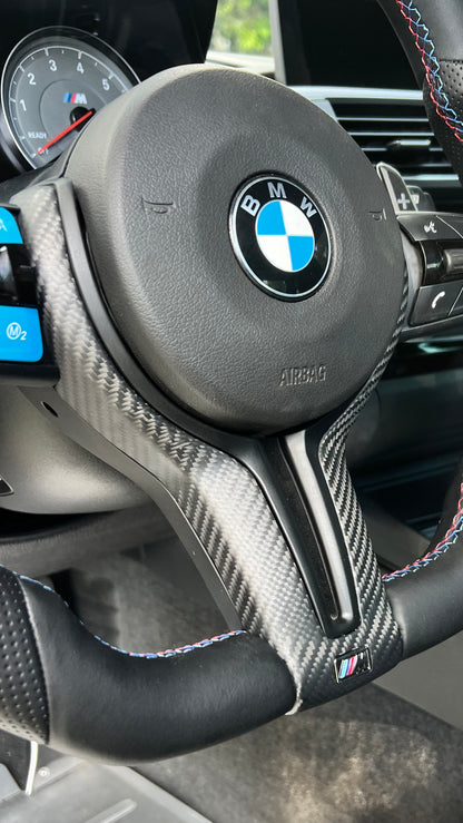 CARBON STEERING WHEEL TRIM REPLACEMENT