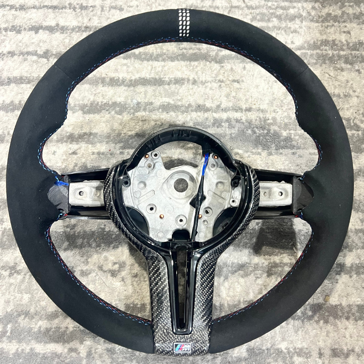 ALCANTARA STEERING WHEEL - (MADE TO ORDER)