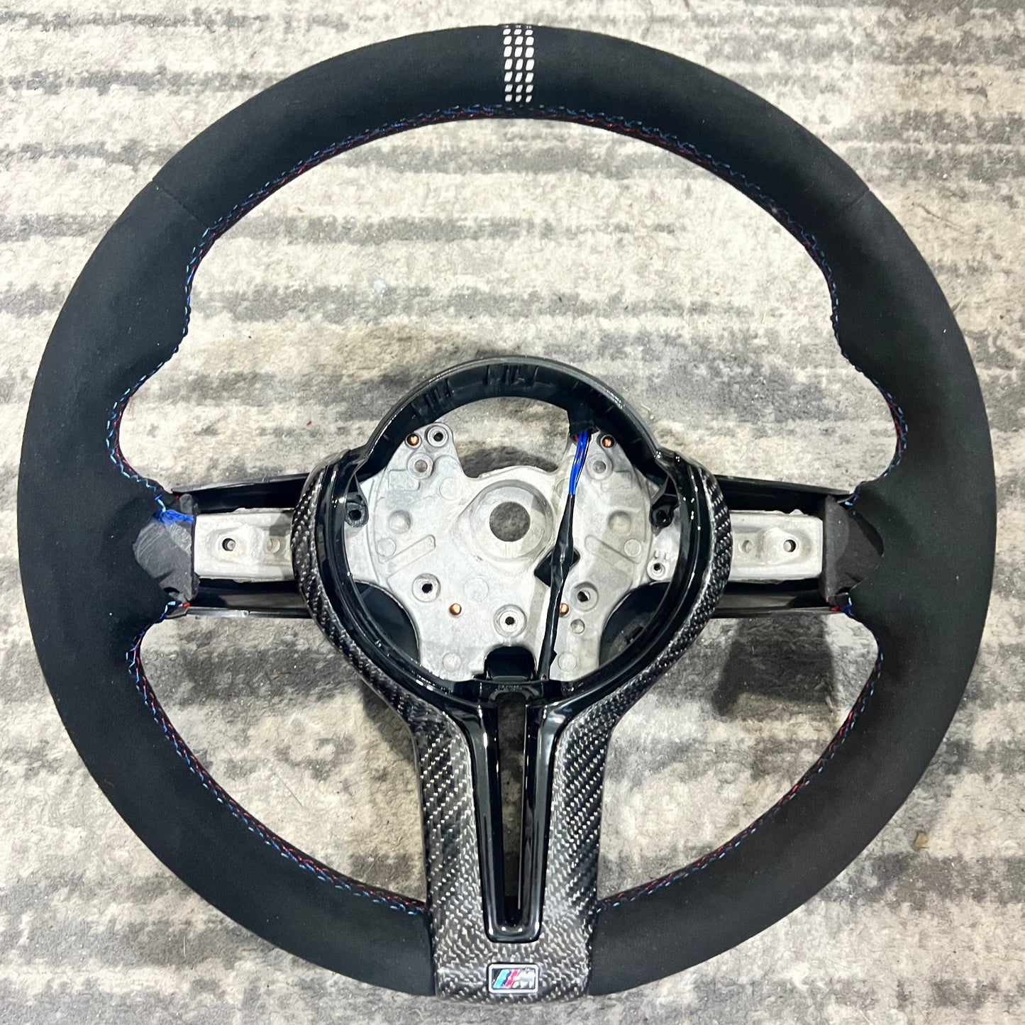 ALCANTARA STEERING WHEEL - (MADE TO ORDER)
