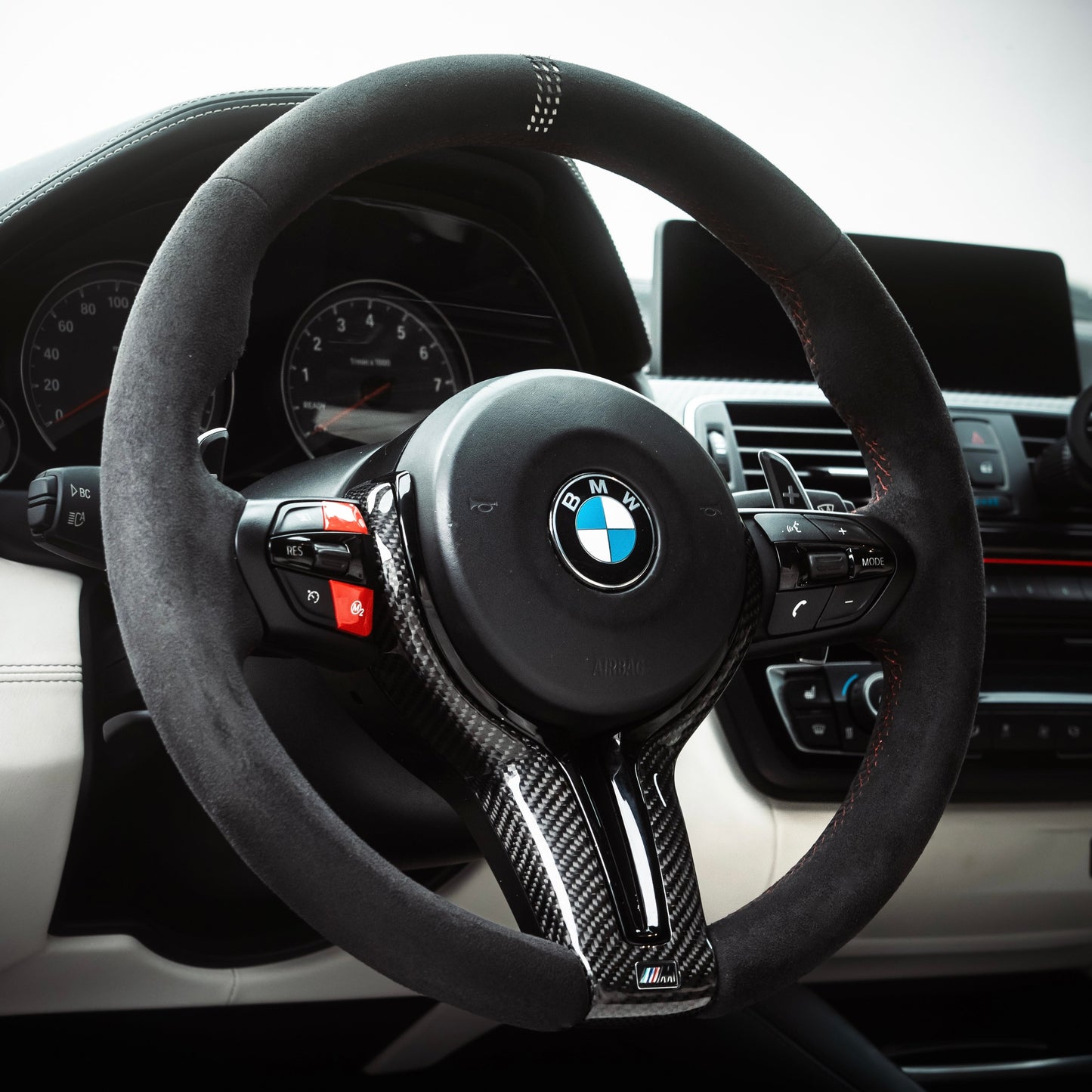 ALCANTARA STEERING WHEEL - (MADE TO ORDER)