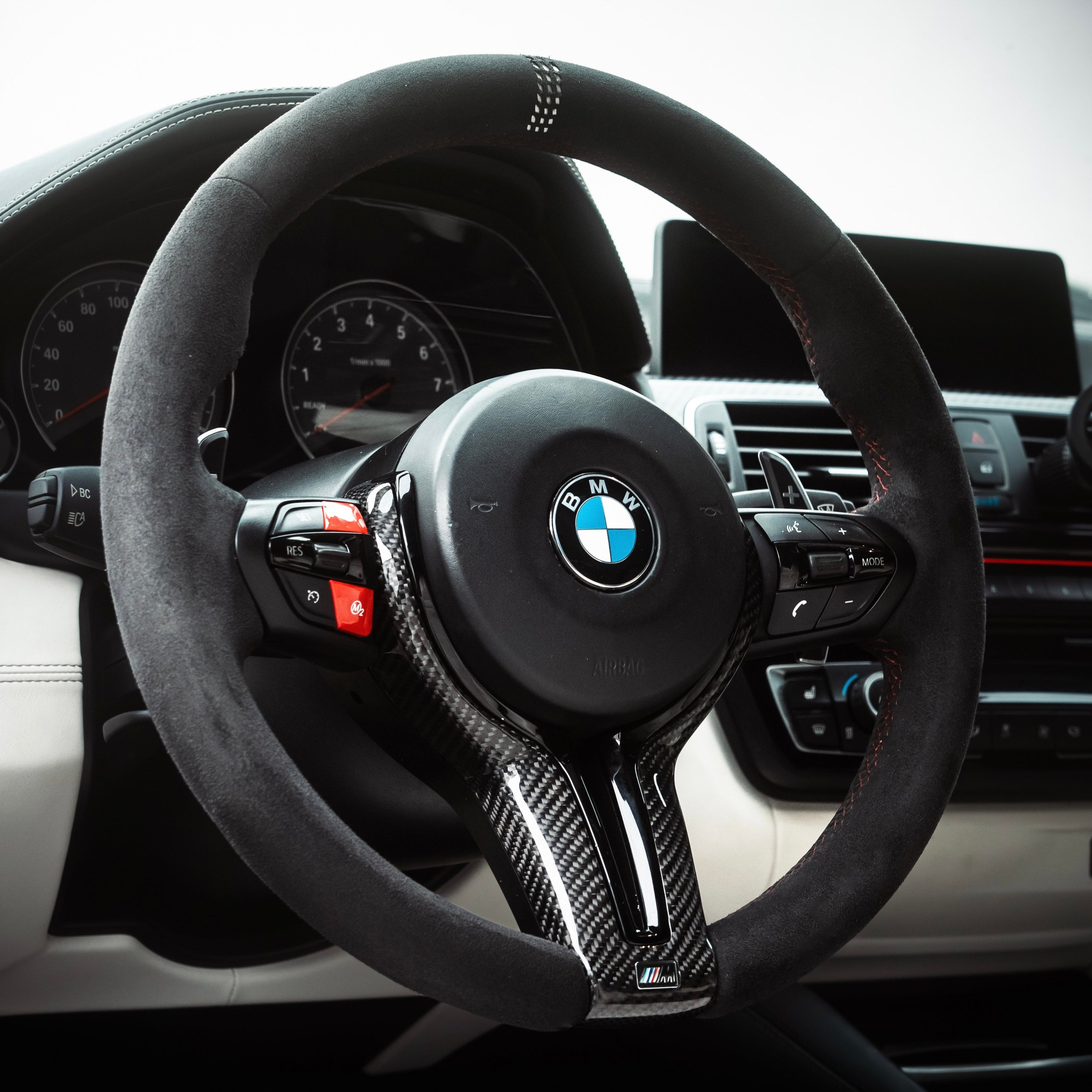 ALCANTARA STEERING WHEEL - (MADE TO ORDER)