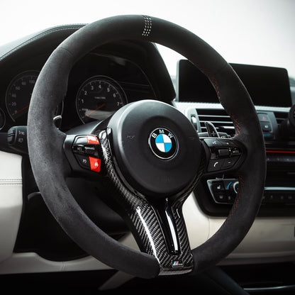 ALCANTARA STEERING WHEEL - (MADE TO ORDER)