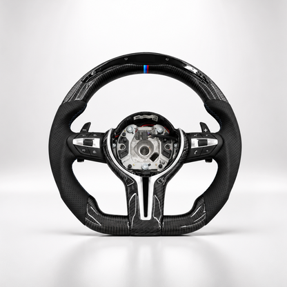 LED CARBON STEERING WHEEL - (MADE TO ORDER)
