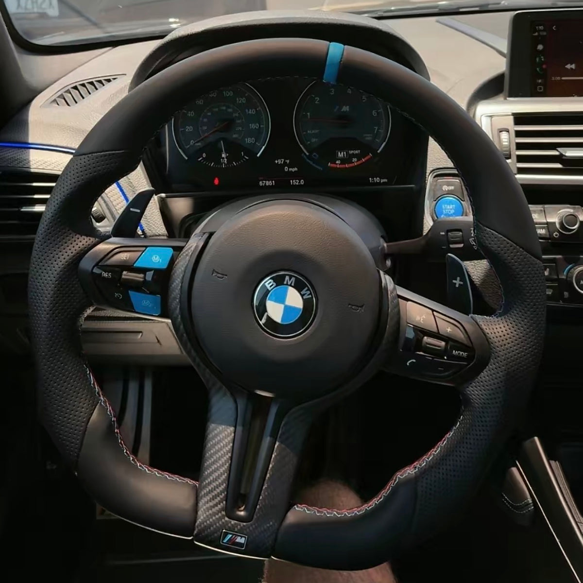 LEATHER STEERING WHEEL - (MADE TO ORDER)