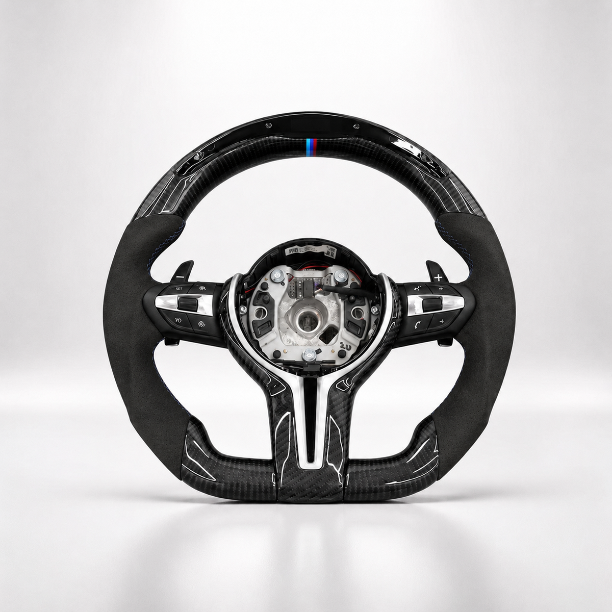 LED CARBON STEERING WHEEL - (MADE TO ORDER)
