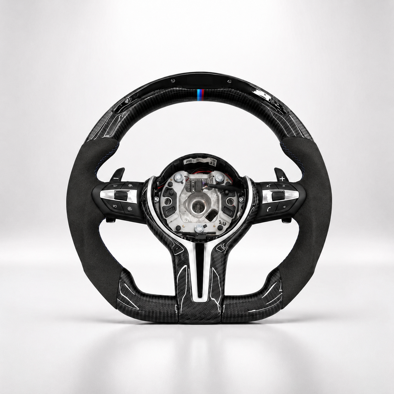 LED CARBON STEERING WHEEL - (MADE TO ORDER)