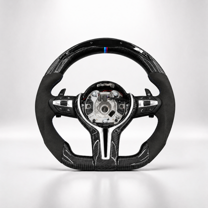 LED CARBON STEERING WHEEL - (MADE TO ORDER)