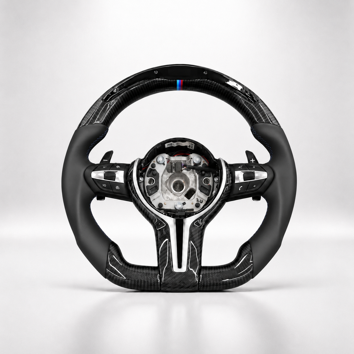 LED CARBON STEERING WHEEL - (MADE TO ORDER)