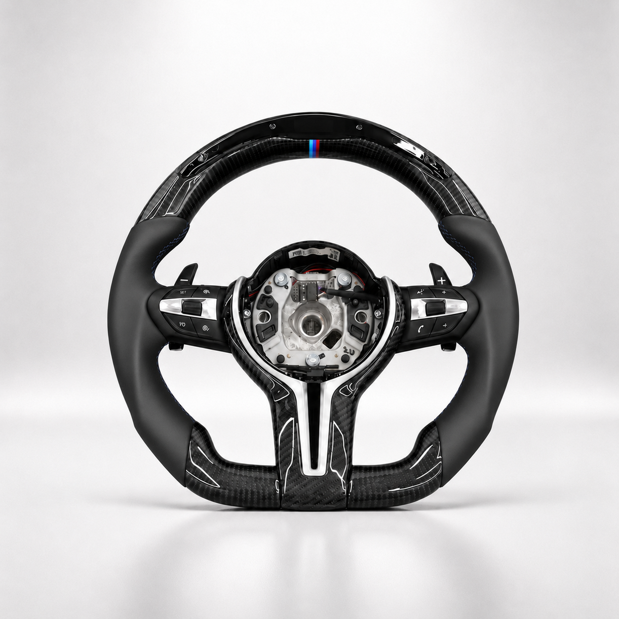 LED CARBON STEERING WHEEL - (MADE TO ORDER)