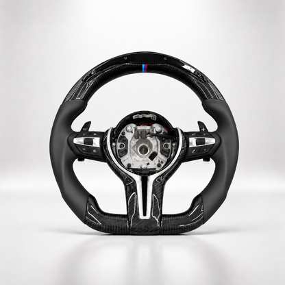 LED CARBON STEERING WHEEL - (MADE TO ORDER)