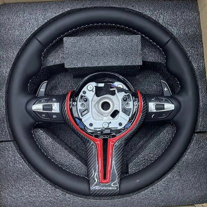 LEATHER STEERING WHEEL - (MADE TO ORDER)