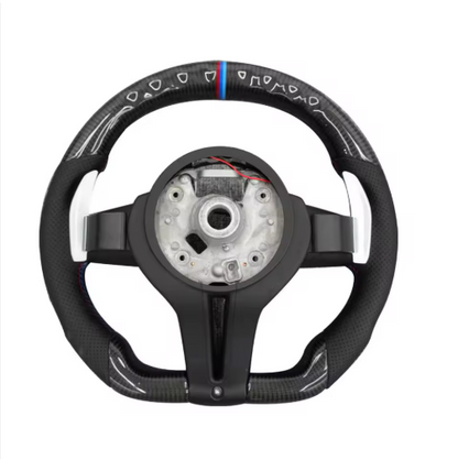 LED CARBON STEERING WHEEL - (MADE TO ORDER)
