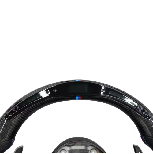 LED CARBON STEERING WHEEL - (MADE TO ORDER)
